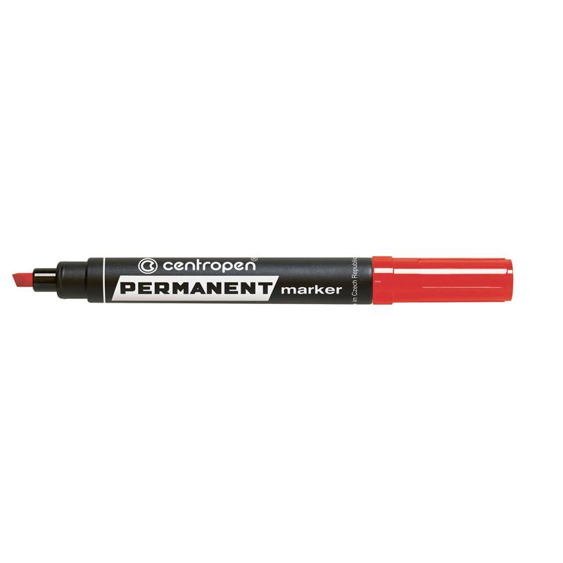 Маркер CENTROPEN Permanent 8576/02, 1-4,6 мм клиноподібний черв.